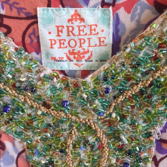 Free People beaded floral dress - Picture 4 of 8